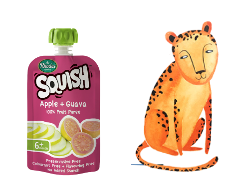 Loba the Leopard - Apple & Guava Puree